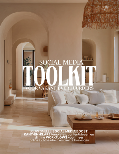 Speciale prijs: Social Media Toolkit Vakantieverhuurders