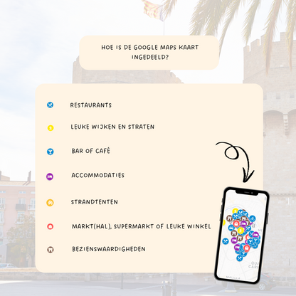 Valencia Google maps kaart B&B vol reizen
